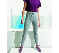TriDri Women's TriDri Cotton-Rich Sweat Pants {TR055} - Heather Grey - Large