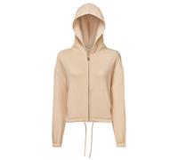TriDri® Women's TriDri® recycled cropped oversize full-zip hoodie - Womens