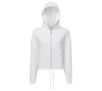 TriDri® Women's TriDri® recycled cropped oversize full-zip hoodie - Womens