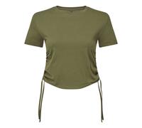 TriDri® Women's TriDri® ruched crop top - Womens T-Shirt, 100% Cotton, Oeko-Tex