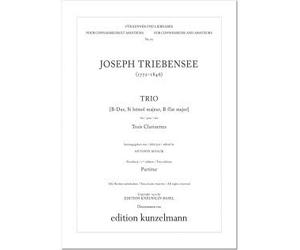 TRIEBENSEE J. - Trio en Sib Mayor para 3 Clarinetes