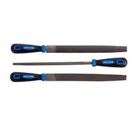 Tried + Tested 3 Piece Engineers File Set Flat, Round & Half Round, Professional Filing Tools