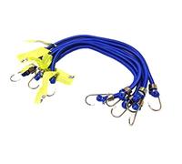 Tried + Tested 6 Piece Set Bungee Cord 12mm x 600mm Premium Heavy Duty Industrial Quality