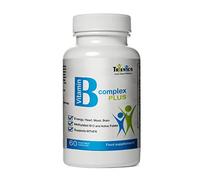 Trienics High Strength Vitamin B Complex Plus - Folate, Methylcobalamin, VIT C, D3, Magnesium, Zinc, Choline, Support Immune System, Energy, Heart, Focus, Mood, 60 Capsules
