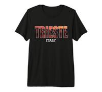 Trieste Prefecture Italy City Trieste Vintage Italia Premium T-Shirt