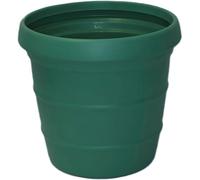 Trifibre | Classic Roto Moulded 66cm Heavy Duty Outdoor Planters (Green) | Large Plastic Plant Pot 140L | Frost Proof & UV Resistant | Lightweight Outdoor Planter for Gardens, and Patios