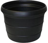 Trifibre Large Outdoor Planter 86Cm 275L Rotomoulded Heavy Duty Plastic Plant Pot - Kensington Black