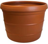 Trifibre Large Outdoor Planter 86Cm 275L Rotomoulded Heavy Duty Plastic Plant Pot - Kensington Rust