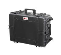 Trifibre MAX CASE MAX620H250 Tough IP67 Rated Case, Black, Empty, Wheels, Waterproof, Equipment for Photography with Hard Carry Plastic Case, Flight Case, Camera Case or Tool Box