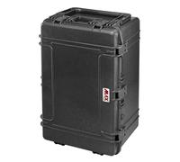 Trifibre MAX CASE MAX750H400, IP67 Waterproof, Black, Empty, Wheels | IP67-rated waterproof shell with wheels and extendable trolley handle, empty interior for kit and travel.