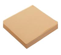 Trifletopia 100PCS Parchment Paper Sheets - Baking Paper - Unbleached Nonstick Paper - Precut for Baking Wrapping Cookie Patty Storage - 15x15cm (Brown)