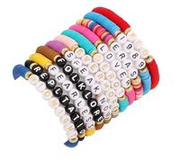 Trifletopia 11 Pcs Taylor Friendship Bracelets Set - Colourful Boho Letter Wristbands for Women & Men - Trendy Concert Souvenirs - Taylor-Inspired Fashion Accessories