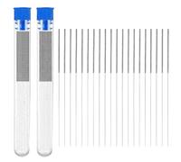 Trifletopia 20PCS 0.4mm Stainless Steel Needles Cleaning Kit - Universal 3d printer nozzle Cleaner - Durable cleaning tool nozzle accessories kit for 3D Printer Maintenance
