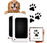 Trifletopia 2Pcs Sets paw print kit for dogs - including 2 pet paw print cards, ink pads - perfect for creating paw prints of dogs and cats - Ideal dog paw print kit