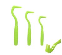 Trifletopia 3 Pack Tick Remover Tools for Dogs, Cats & Humans, Painless Tick Removal Hooks, Chemical-Free PP Tick Remover Set for Pets & Family (Green)