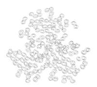 Trifletopia 400 Pieces Clear S Clips for Loom Bands, Plastic Connectors for Rubber Band Bracelets Necklace Jewelry Craft Making DIY Accessories