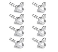 Trifletopia 8PCS Zinc Alloy Shelf Pins - Compatible with IKEA Billy Bookshelf - Die Cast Shelf Support Pegs for Wooden Shelves in Kitchens, Closets, and Bookcases (Silver)