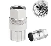 Trifletopia Bicycle Freewheel Remover Tool, Carbon Steel Cassette Lockring Removal Tool for Shimano Sunrace Sram Dnp 6 7 8 9 10 11 12 Speed Bike Repair, Mountain Bike Cassette Tool