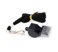 Trifletopia Referee whistle with cushioned mouth grip and elastic lanyard - loud and clear football whistle - perfect for coaches, teachers - ideal whistles sports for all events