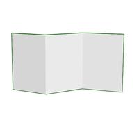 TriFold Design Chromas Panel Size with Green and White Surfaces for Video Production and Photo Shoots Product Photo