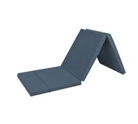 TriFold Folding Mattress for Travel & Camping Washable Cover DoubleSided Sofa Bed Mattress SpaceSaving Guest Bed (180x60x5cm Brown)
