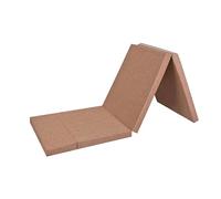 TriFold Folding Mattress for Travel & Camping Washable Cover DoubleSided Sofa Bed Mattress SpaceSaving Guest Bed (180x60x5cm Brown)