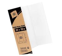 Trifold Poster Board, 16x12 Inch Corrugated Cardboard Science Fair Display Board, Foldable Presentation Project Boards for School Exhibits, Business Displays, Events