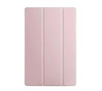 Trifold PU Leather Tablet Case Suitable For Huawei Matepad Pro 12.2inch MRDI-W00 W10 2025 Soft TPU Back Stand Shell(Pink)