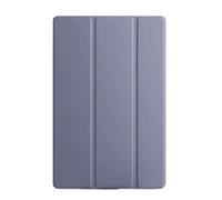 Trifold Stand Tablet Case Suitable For Lenovo Xiaoxin Pad 12.1inch TB-365FC 2025 Silicone TPU Back Cover(Purple)