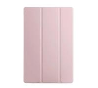 Trifold Stand Tablet Case Suitable For Lenovo Xiaoxin Pad 12.1inch TB-365FC 2025 Silicone TPU Back Cover(Pink)