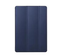 Trifold Stand Tablet Case Suitable For Lenovo Xiaoxin Pad 12.1inch TB-365FC 2025 Silicone TPU Back Cover(Navy)