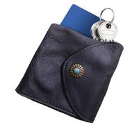 Trifold Wallet for Men | PU Leather Coin Wallet with Card Slots | Compact Money Purse for Hiking, Climbing, Cycling, and Shopping | Portable Trifold Card Holder and Change Purse for Outdoor Adventures