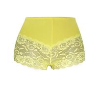 Trifolium Ladies Sexy Lace Panties Short Pants Lingerie French Knicker Large Strech 8003 (UK 16-18 (Factory Label XL), Lemon Yellow)