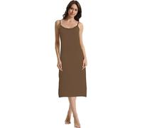 Trifolium Premium Cooling Full Slip for Women Petticoat 26 Inch Amber UK 10-12 Factory Label M (1839-26IN-10-12-M-CH)