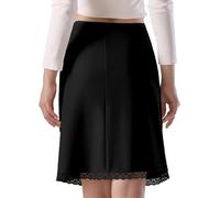Trifolium Premium Cooling Half Slip for Women Petticoat 19 Inch Black UK 18-20 Factory Label XL (1835-19IN-18-20-X-BK)