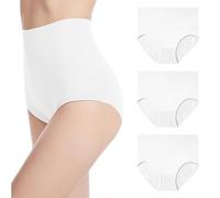 Trifolium Women Seamless Magic Light Control Support High Waist Shaping Pants 3 Pack White UK 20-22 Factory Label XXL (2003-XXL-WT-WT-W)