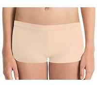 Trifolium Women's Invisi Boyshorts Comfortable Underwear Girl's Invisible Panties Plain Colorful Briefs (factory size L-XL, Nude, size 12)