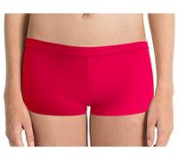 Trifolium Women's Invisi Boyshorts Comfortable Underwear Girl's Invisible Panties Plain Colorful Briefs (factory size S-M, Red, size 6)