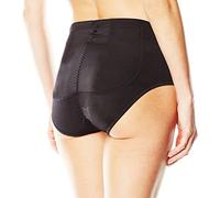 Trifolium Women's Silicone Butt Hips Shaping Knickers Removable Pads Shapewear Fake Buttocks Underwear Seamless Silicon Padded Brief (Fact Siz L, UK 10, Black)