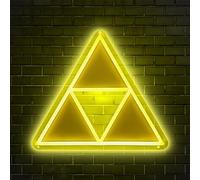 Triforce LED Gaming Neon Sign with Dimmable Lighting Modes for Bedroom, Game Room Decor, Kids Room, Man Cave, Wall Decor and Birthday and Father's Day and Christmas Gift USB Connection