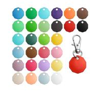 Triformia 20-Pack Trolley Tokens - Eco-Friendly 12-Sided Coins Made from Recycled Plastics, Includes 1 Keyring, Tested in 35+ Shops, Mystery Colours, Made in UK