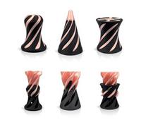 Triformia 3Pcs Impossible Spiral Desk Fidget - 3D Printed Stress Relief & Focus Accessory for ADHD and Autism Support (Candy Gem Pink)