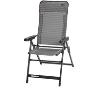 Trigano - Camping chair - High-Back Alu Armchair Slim Cocoon in Aluminium - Grey Grey