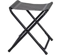 TRIGANO Tabouret Pliant Alu Cocoon - Mixte - Grey / Black - size only size- model 2026 only size