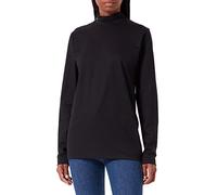 Trigema Long-Sleeved Shirt with Stand-up Collar, Black, S