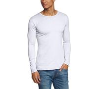 Trigema Men's 602501 Longsleeve T-Shirt, White, XS