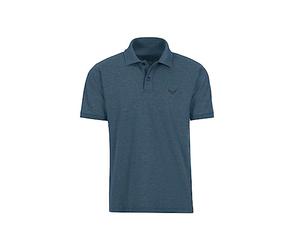 Trigema Men's 627601 Polo Shirt Not Applicable, Blue (Jeans-Melange 643), Small