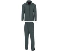 Trigema Comfortable jogging suit for sports and leisure, charcoal, XL