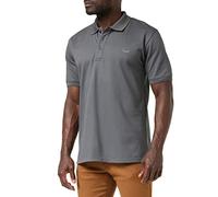 Trigema Men's Pique Quality Polo Shirt, Charcoal, S