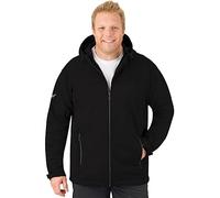 Trigema Men's Softshell-Kapuzenjacke Jacket, Black-Schwarz (Schwarz 008), X-Large